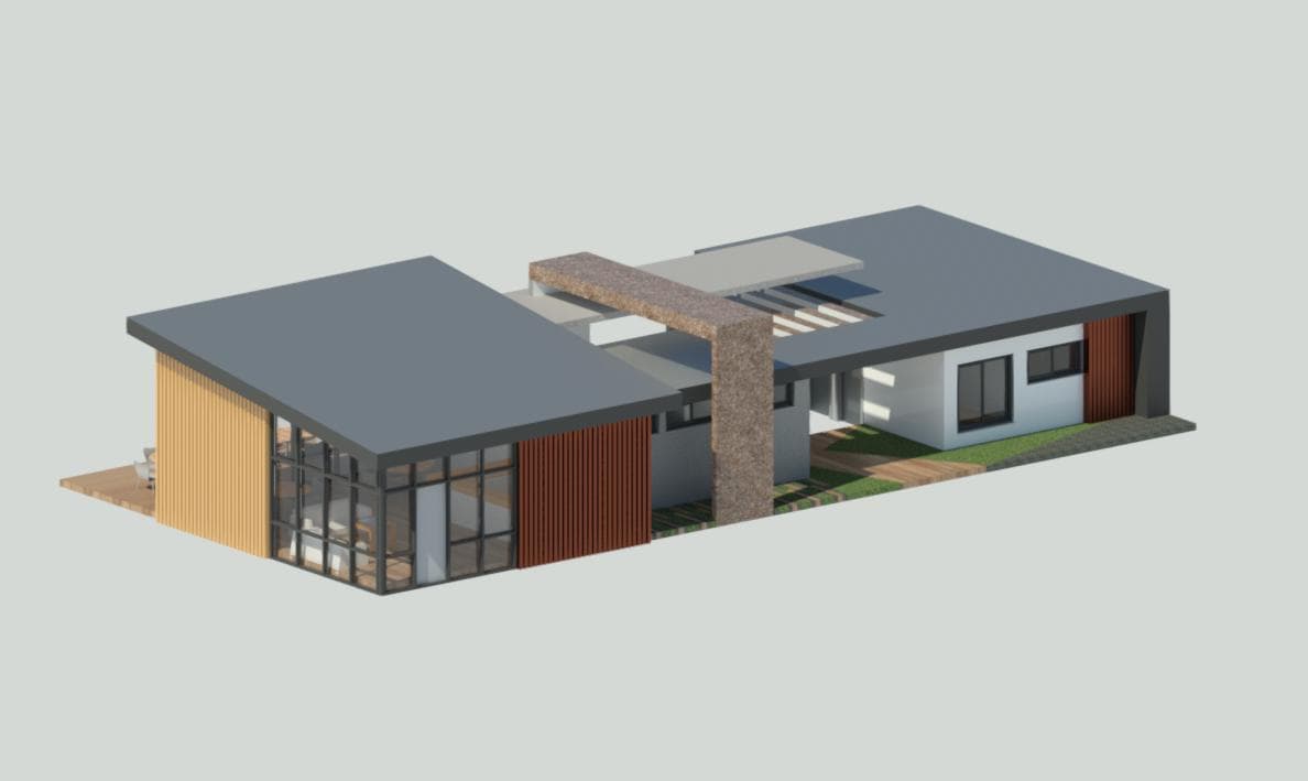 Vivienda moderna de un piso